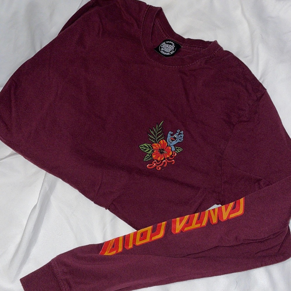 Women's long sleeve Santa Cruz shirt